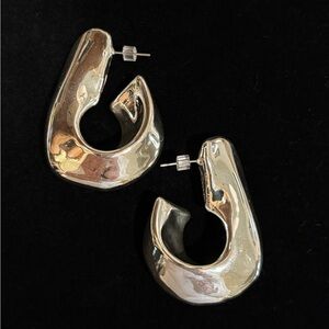 E&L Elegant Sterling Silver Earrings